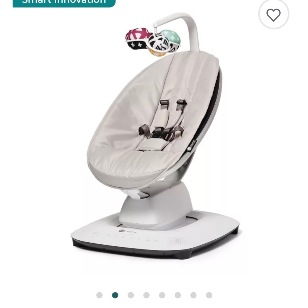 Like new 4moms mamaroo baby swing. Comes with newborn insert and toys.